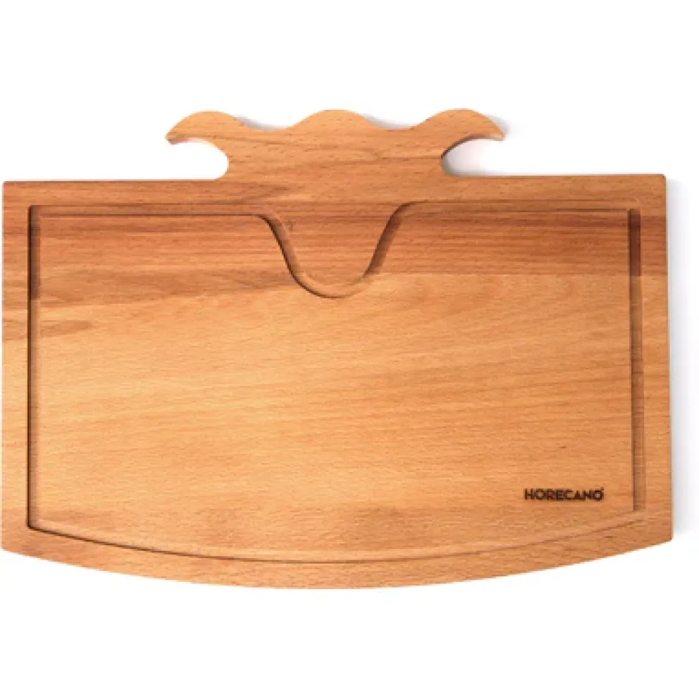 Дъска за сервиране "с рогца" 38см x 28см