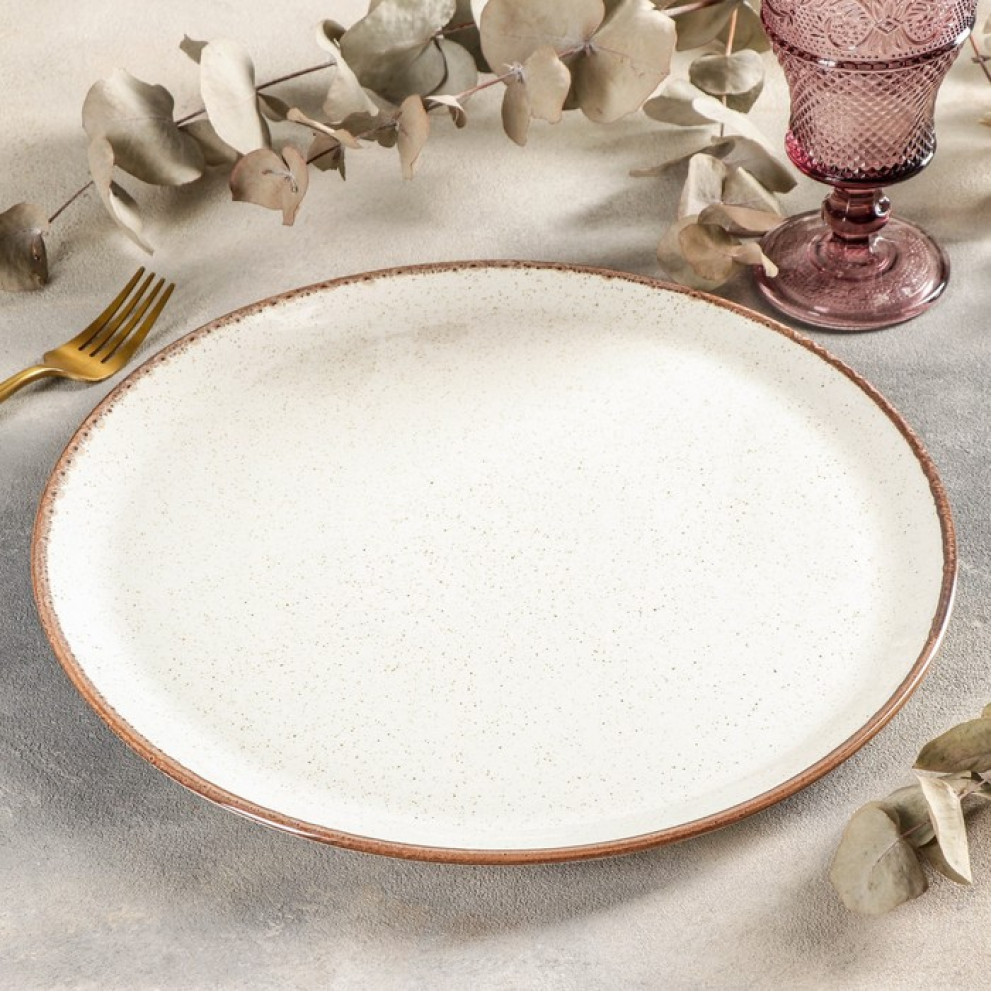 Чиния за пица 32см - бежова - Porland Seasons Beige - 1 брой