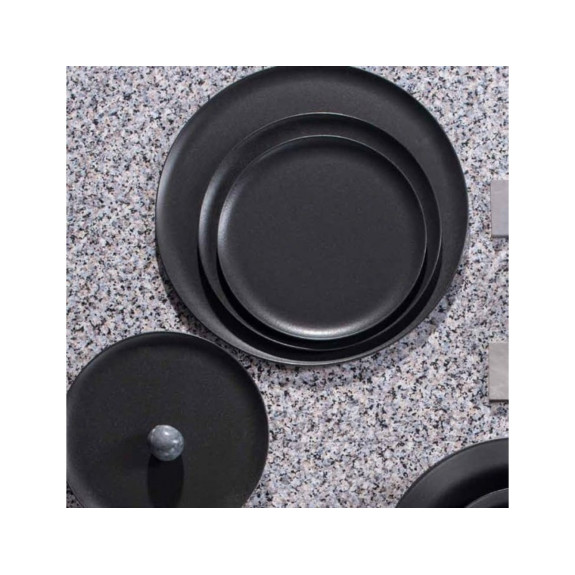 Чиния 18см - черна - Porland Seasons Black - 1 брой