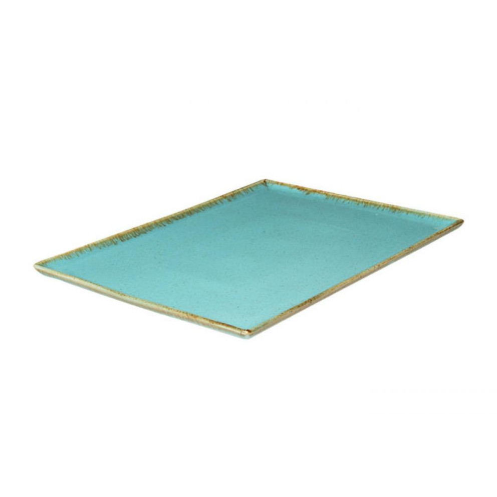 Плато 35см х 25см - тюркоаз - Porland Seasons Turquoise - 1 брой