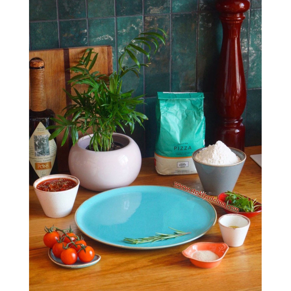 Чиния 30см - тюркоаз - Porland Seasons Turquoise - 1 брой