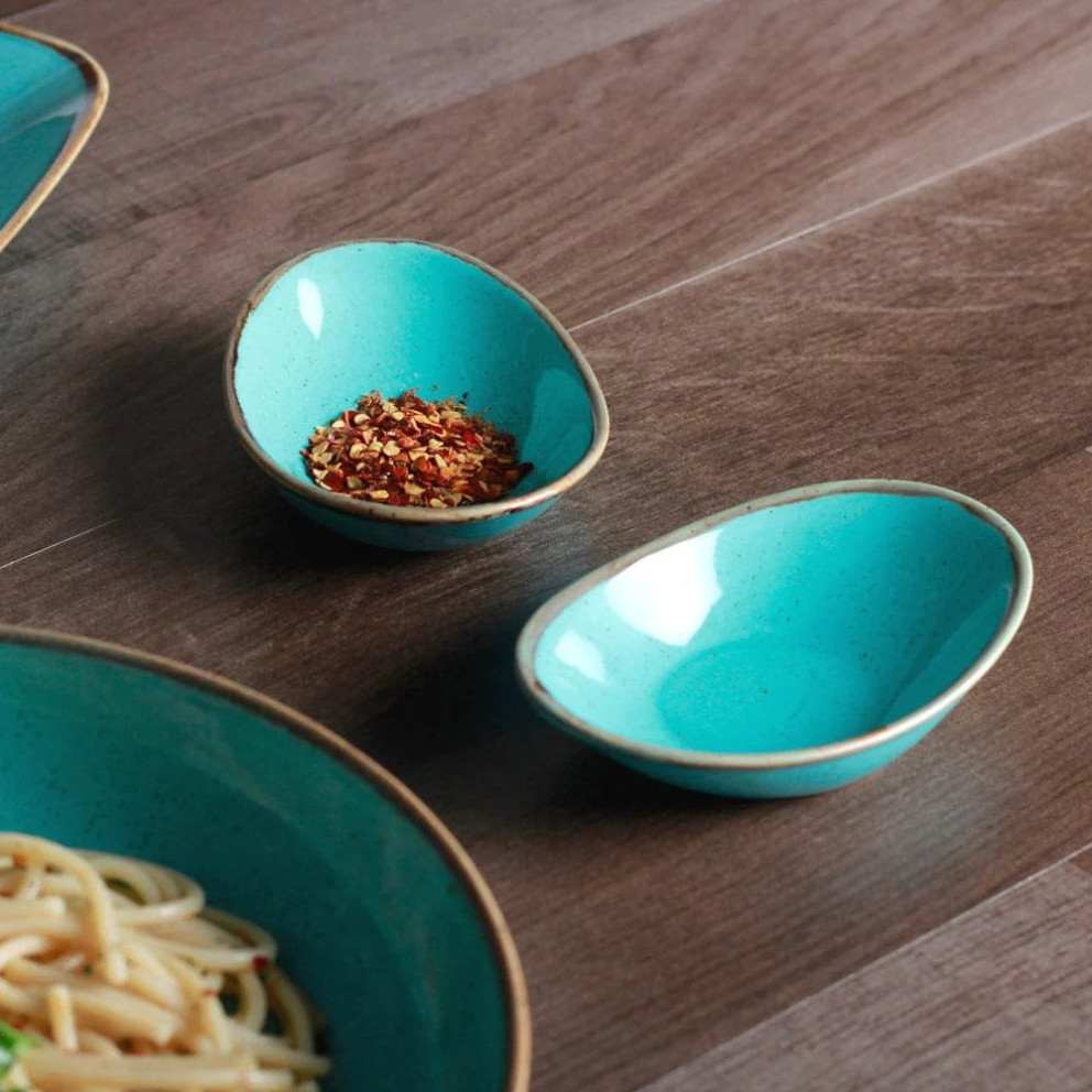 Купичка 11см овална - тюркоаз - Porland Seasons Turquoise - 1 брой