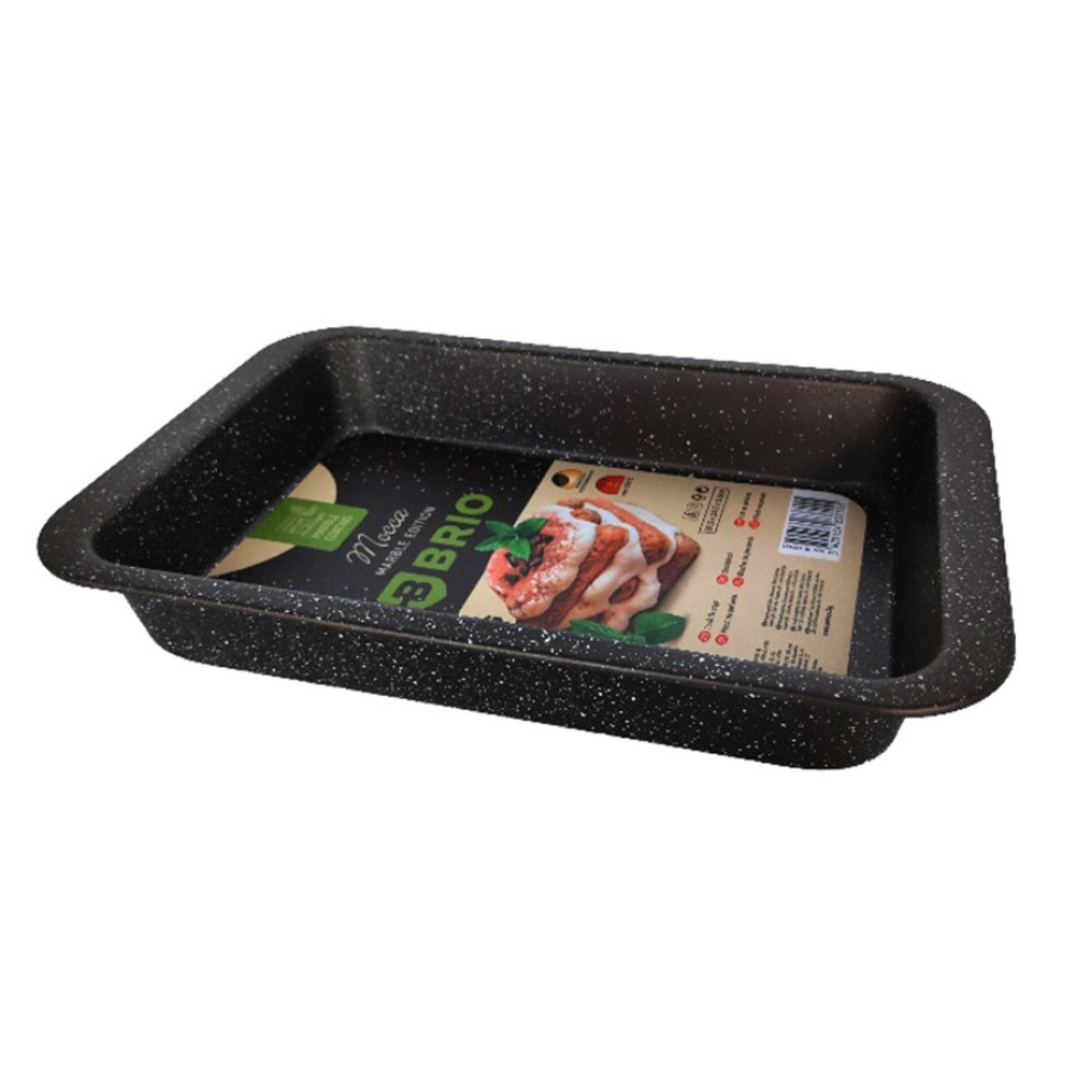 Тава за печене Brio Mocca Marble - 36,5см х 24,5см