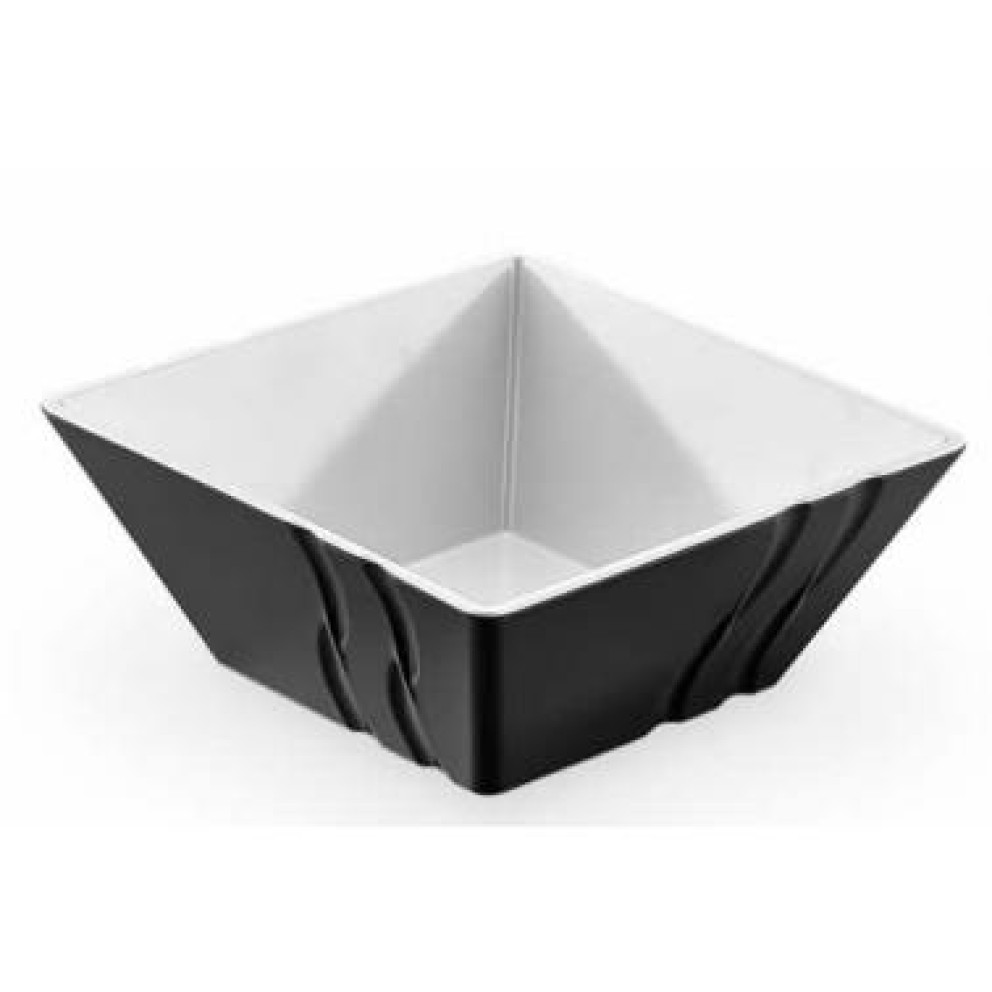 Купа квадрат LUXOR BICOLOR ЧЕРНО 24x24xh10cm 3L