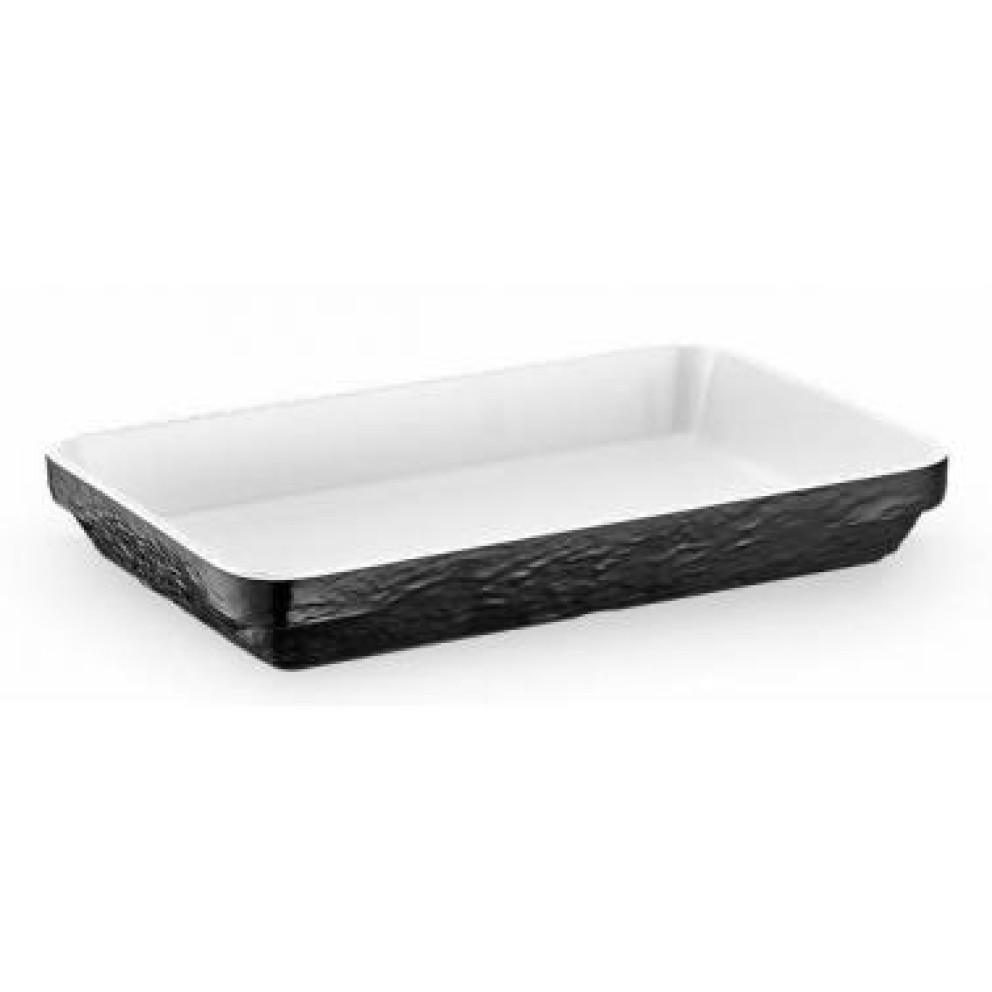 Плато правоъгълно OLIE BICOLOR ЧЕРНО 24x35.6xh5.2cm