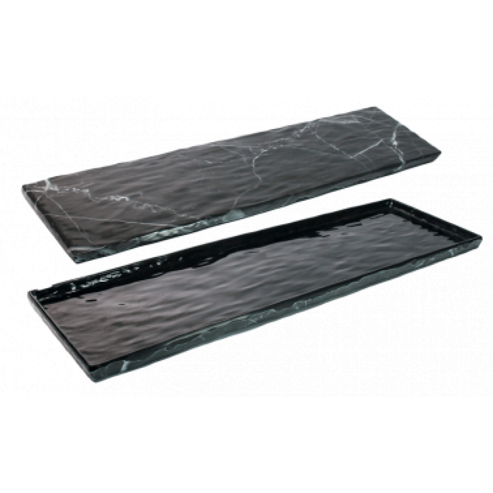 Плато MARBLE BLACK 2/4-16.3x53xh1cm