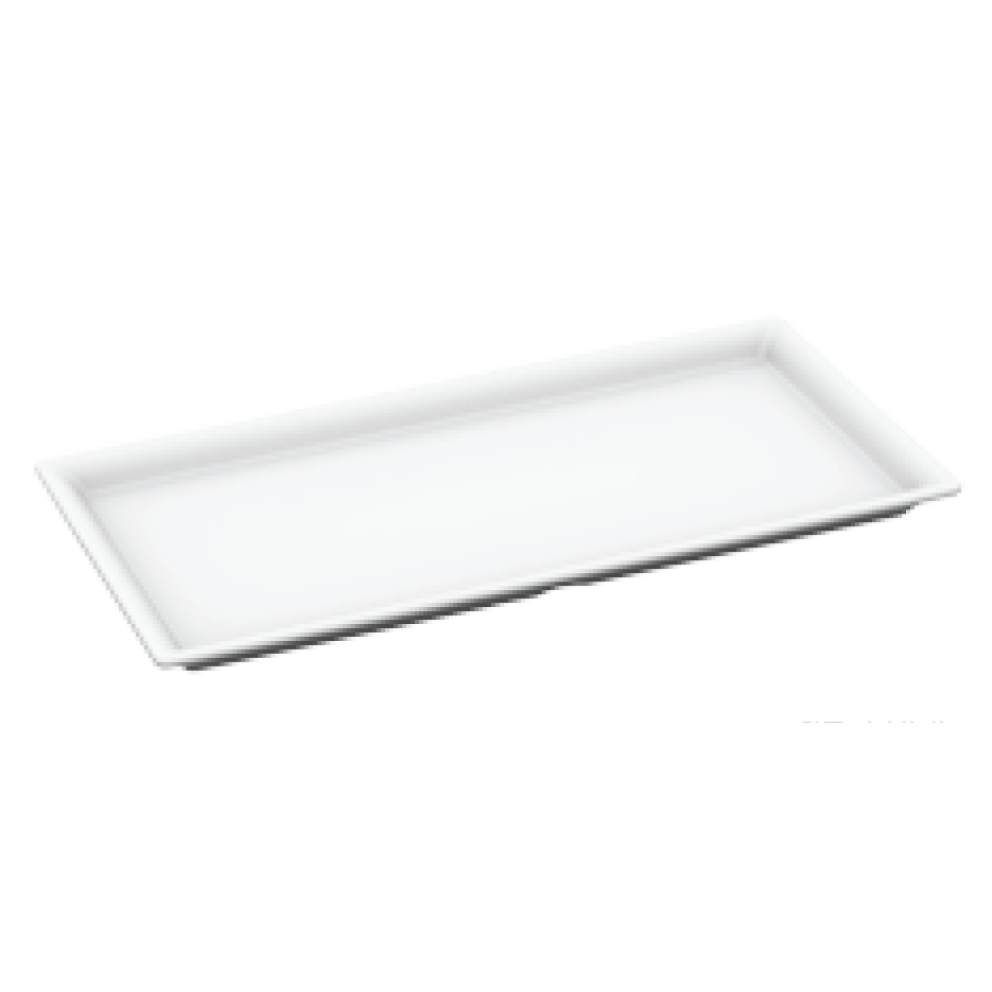 Плато правоъгълно MAYA 50x13.5xh2cm БЯЛО
