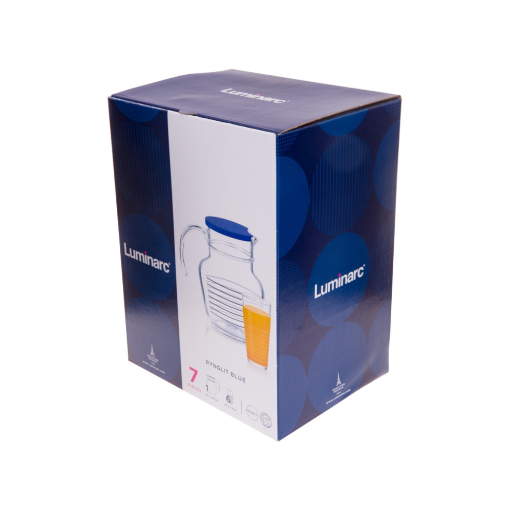 Комплект за вода и сок Luminarc Rynglit - 7 части
