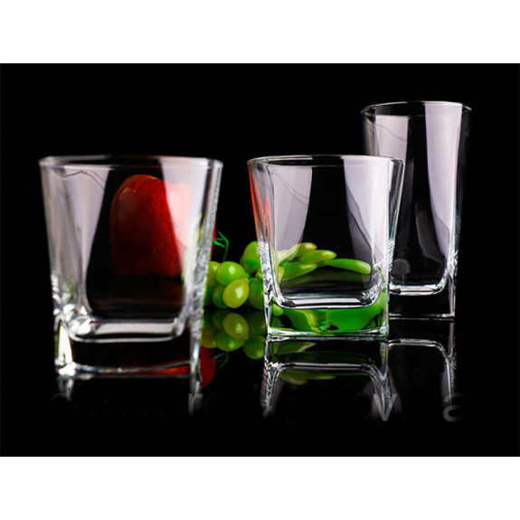 Чаши за уиски Carre 310ml - 6 броя