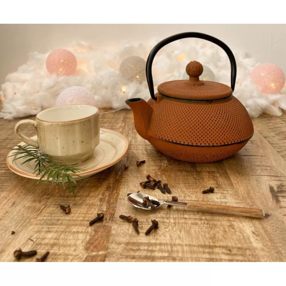 Чугунен чайник Lacor Bamboo 600ml