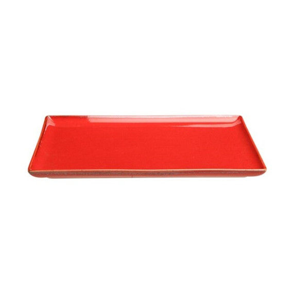 Плато 27см х 21см - червено - Porland Seasons Red - 1 брой