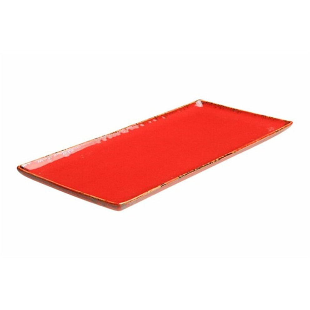 Плато 35см х 16см - червено - Porland Seasons Red - 1 брой
