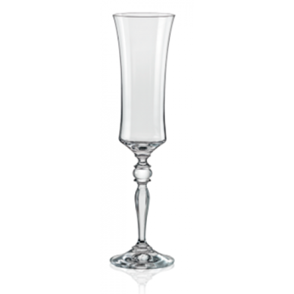 чаши за шампанско Crystalex Grace 190ml - 6 броя