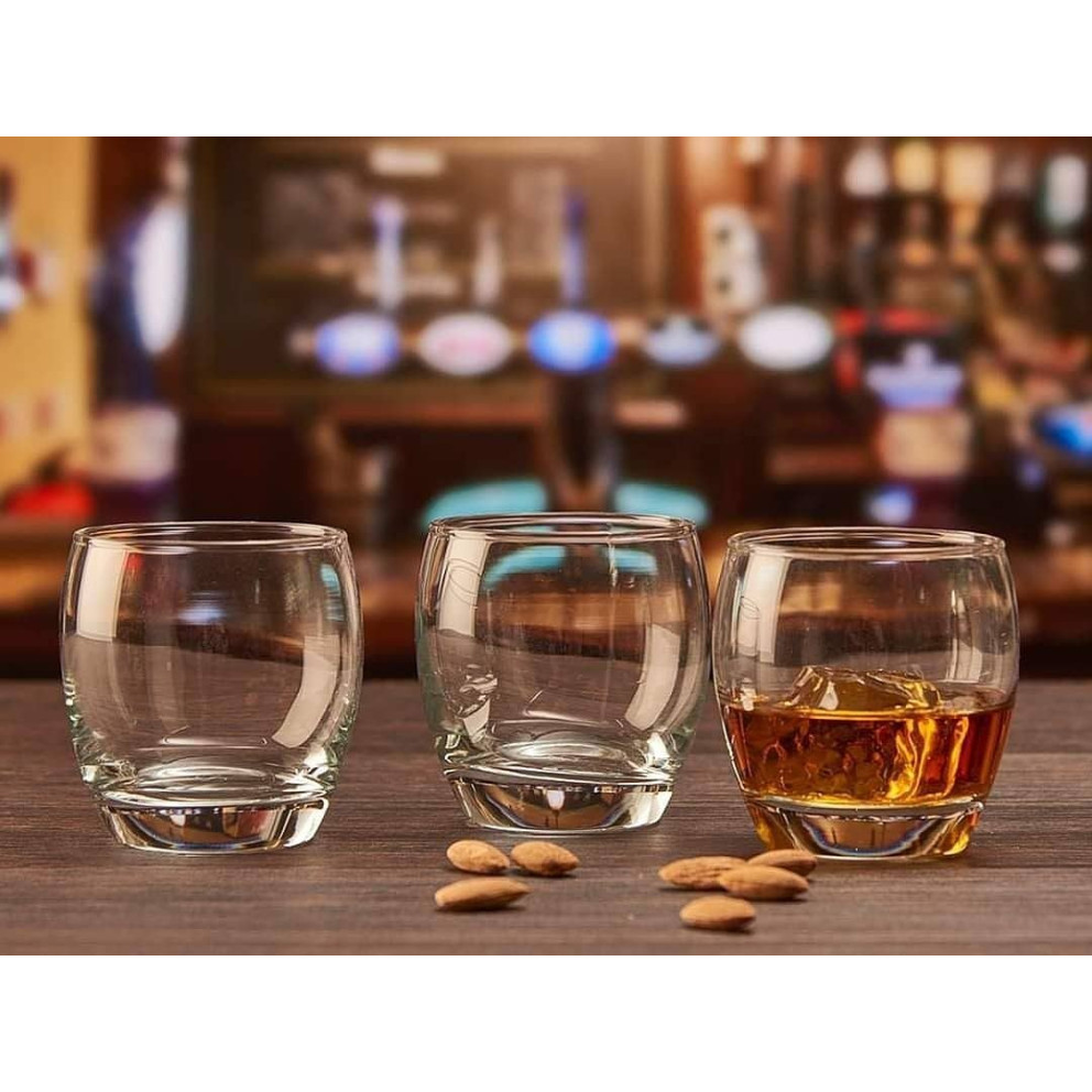 Чаши за уиски Pasabahce Barrel 340ml - 6 броя