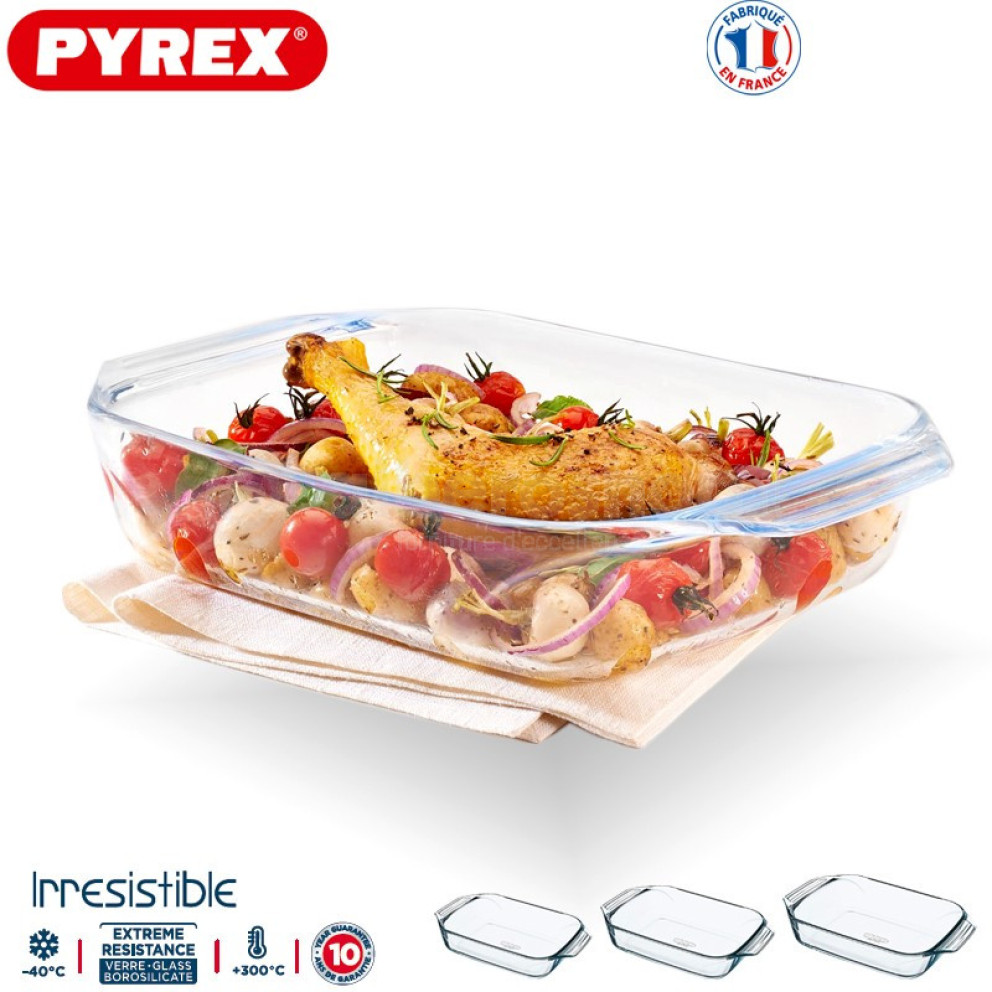 Стъклена тава Pyrex Irresistible - 39см х 25см - 1 брой