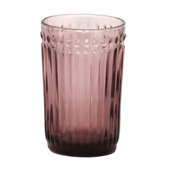Чаша за вода и коктейл 350ml Vintage бордо - 6 броя