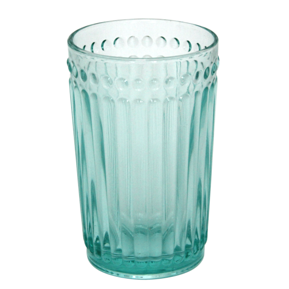 Чаша за вода и коктейл 350ml Vintage тюркоаз - 6 броя